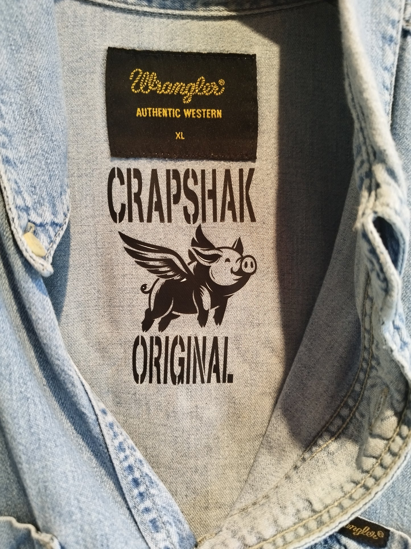 Automobiles Crap Shak Denim Shirt
