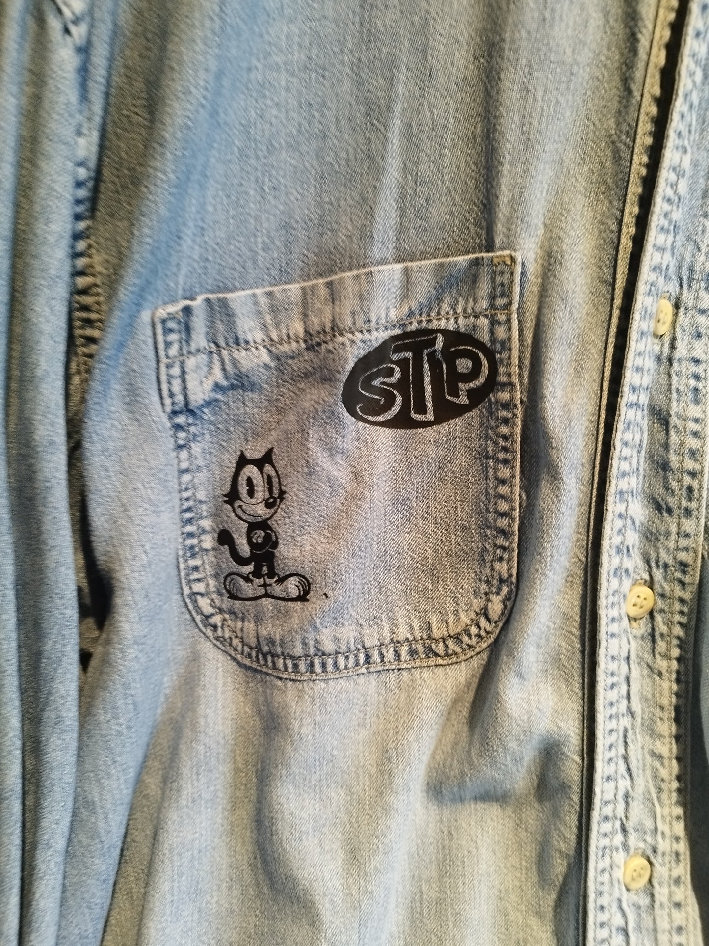 Automobiles Crap Shak Denim Shirt