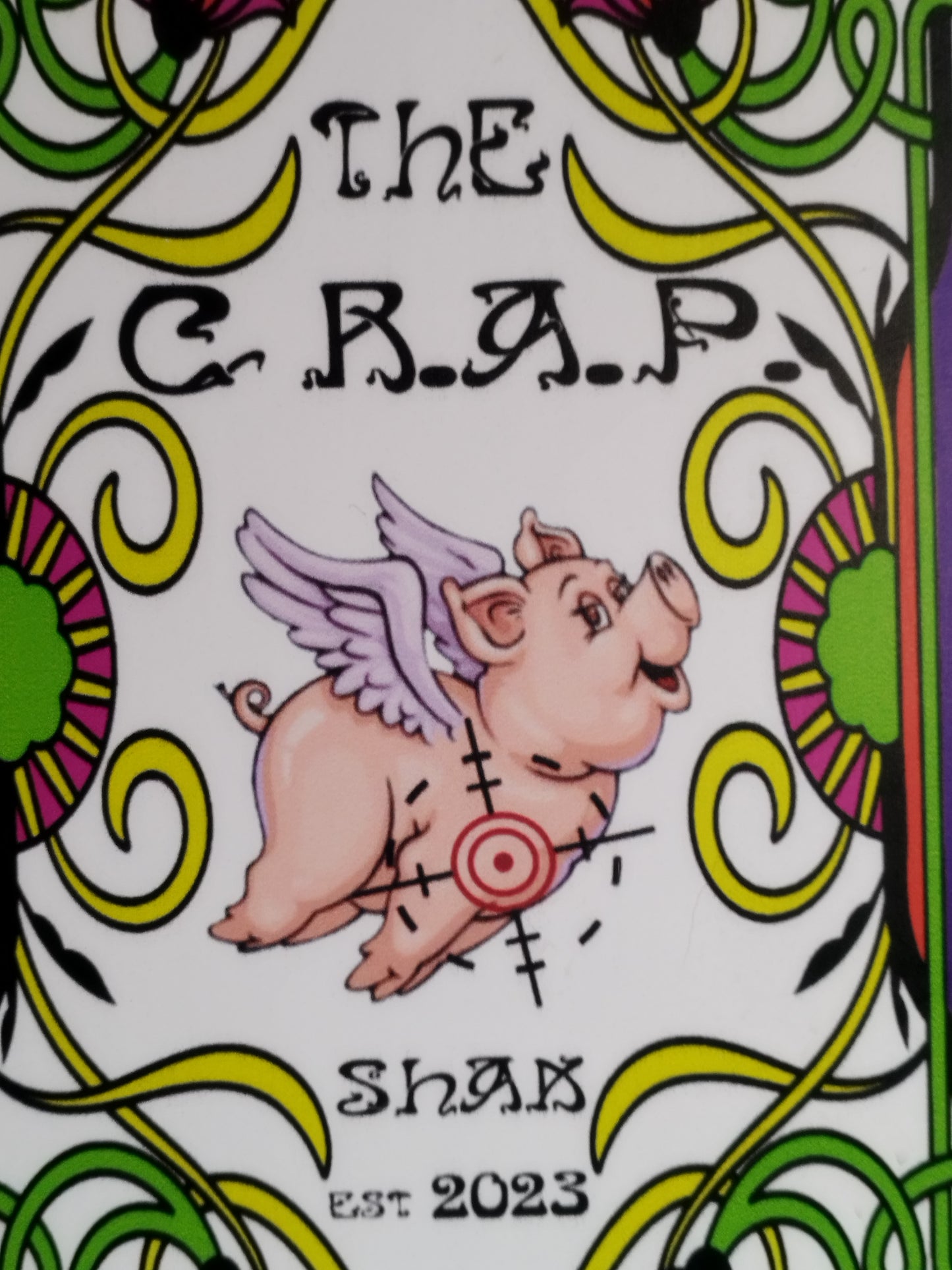 Crap Shak Tin Metal Sign