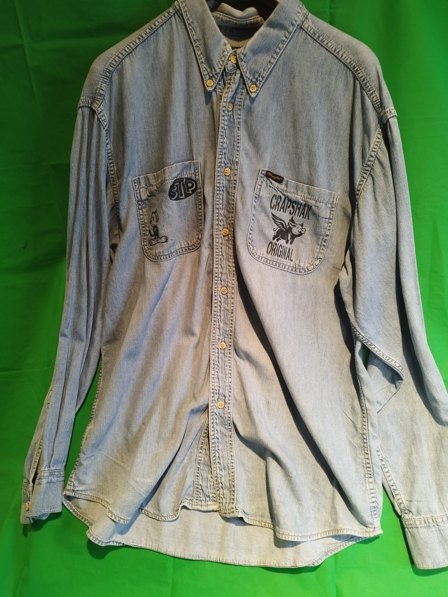 Custom Automobiles Crap Shak Denim Shirt