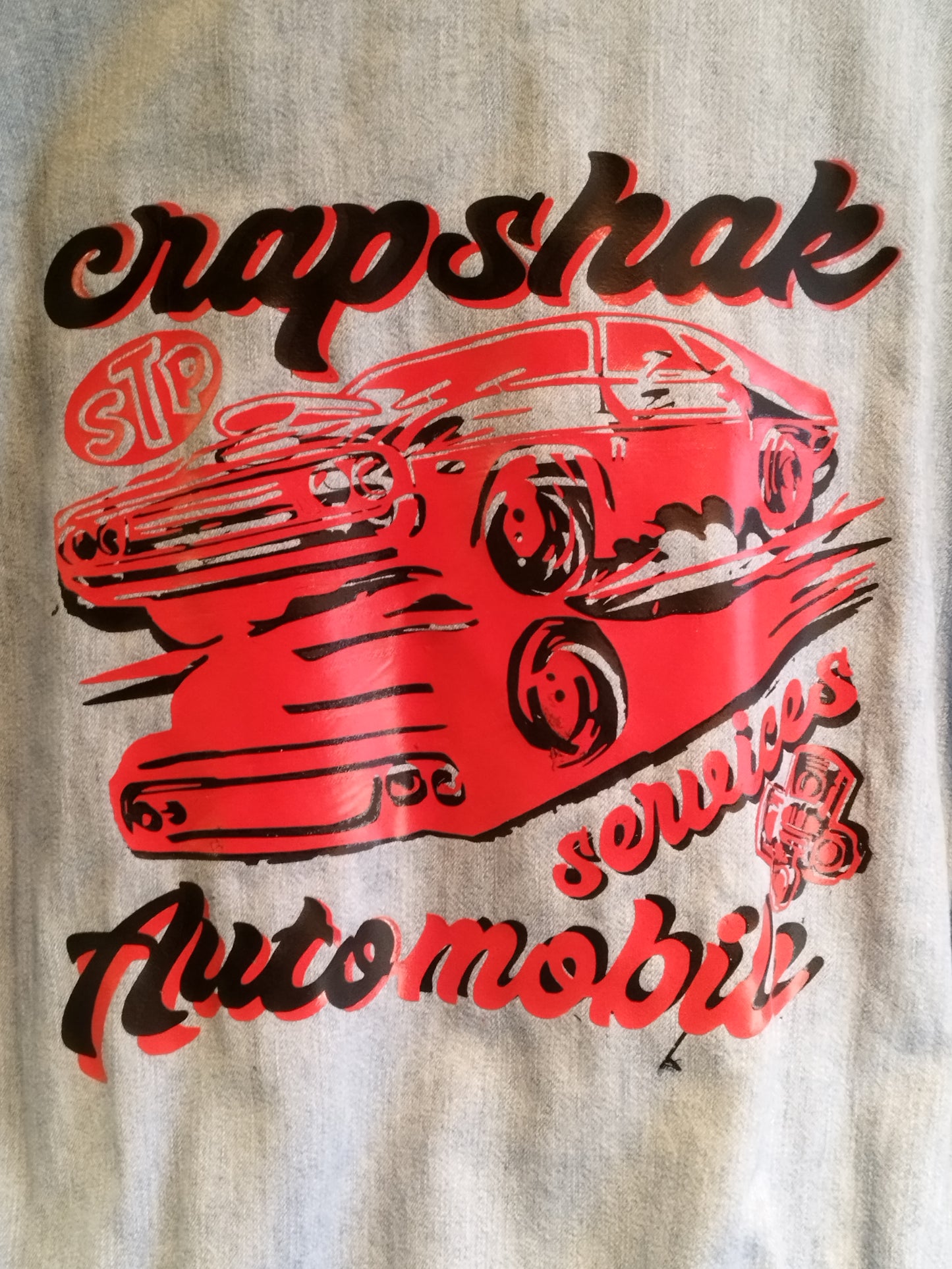 Custom Automobiles Crap Shak Denim Shirt