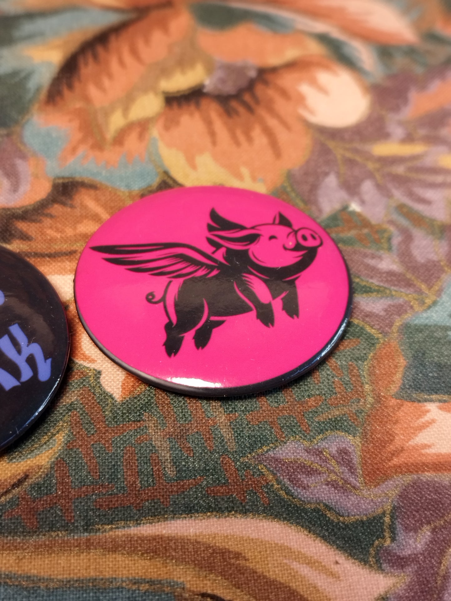 Pair of Crap Shak Logo Pin Badge