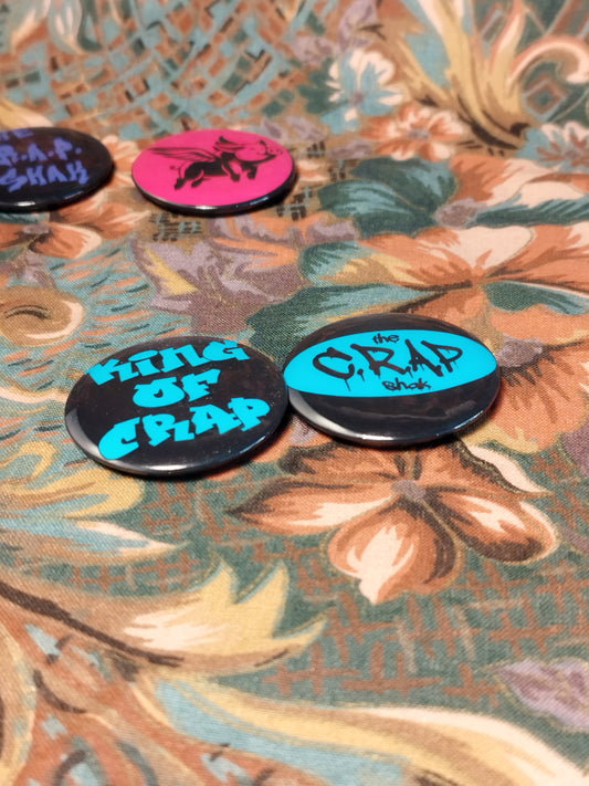 Pair Of Crap Pin Badge