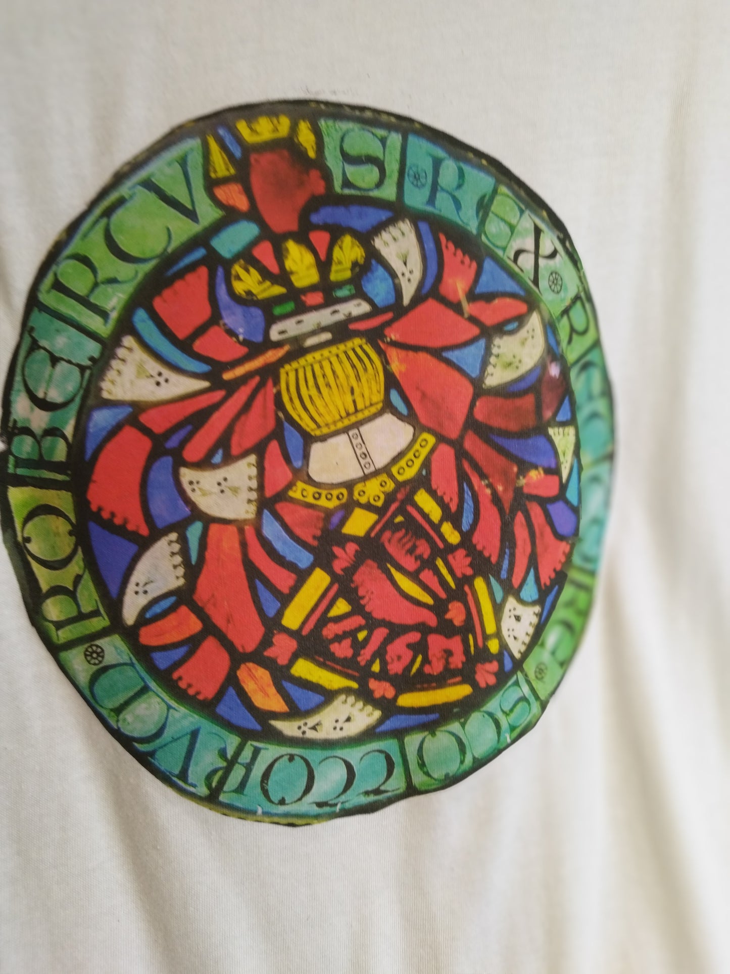 Robert The Bruce Stained Glass Window White Top
