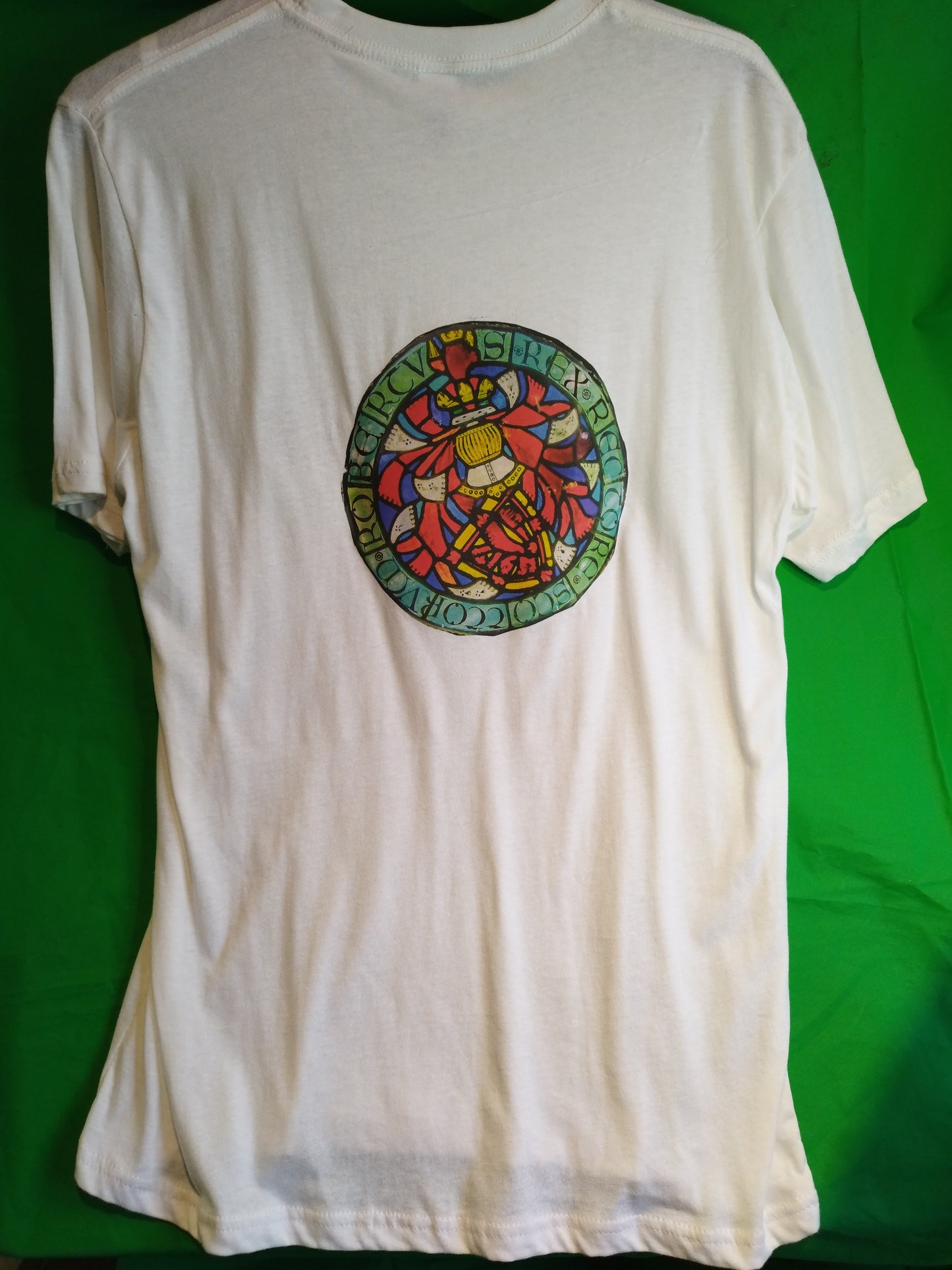 Robert The Bruce Stained Glass Window White Top