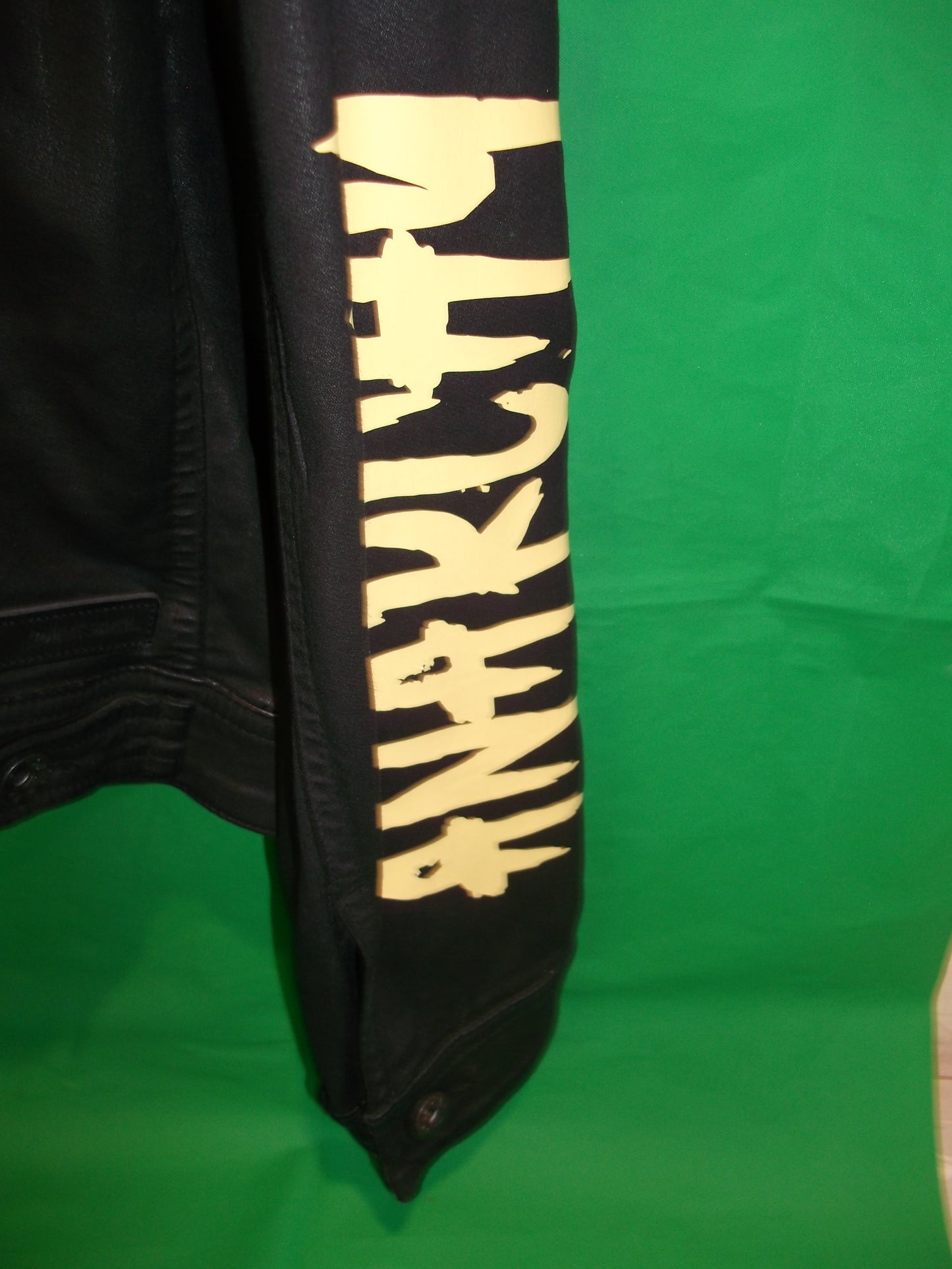 Custom Crap Shak Black Denim Jacket