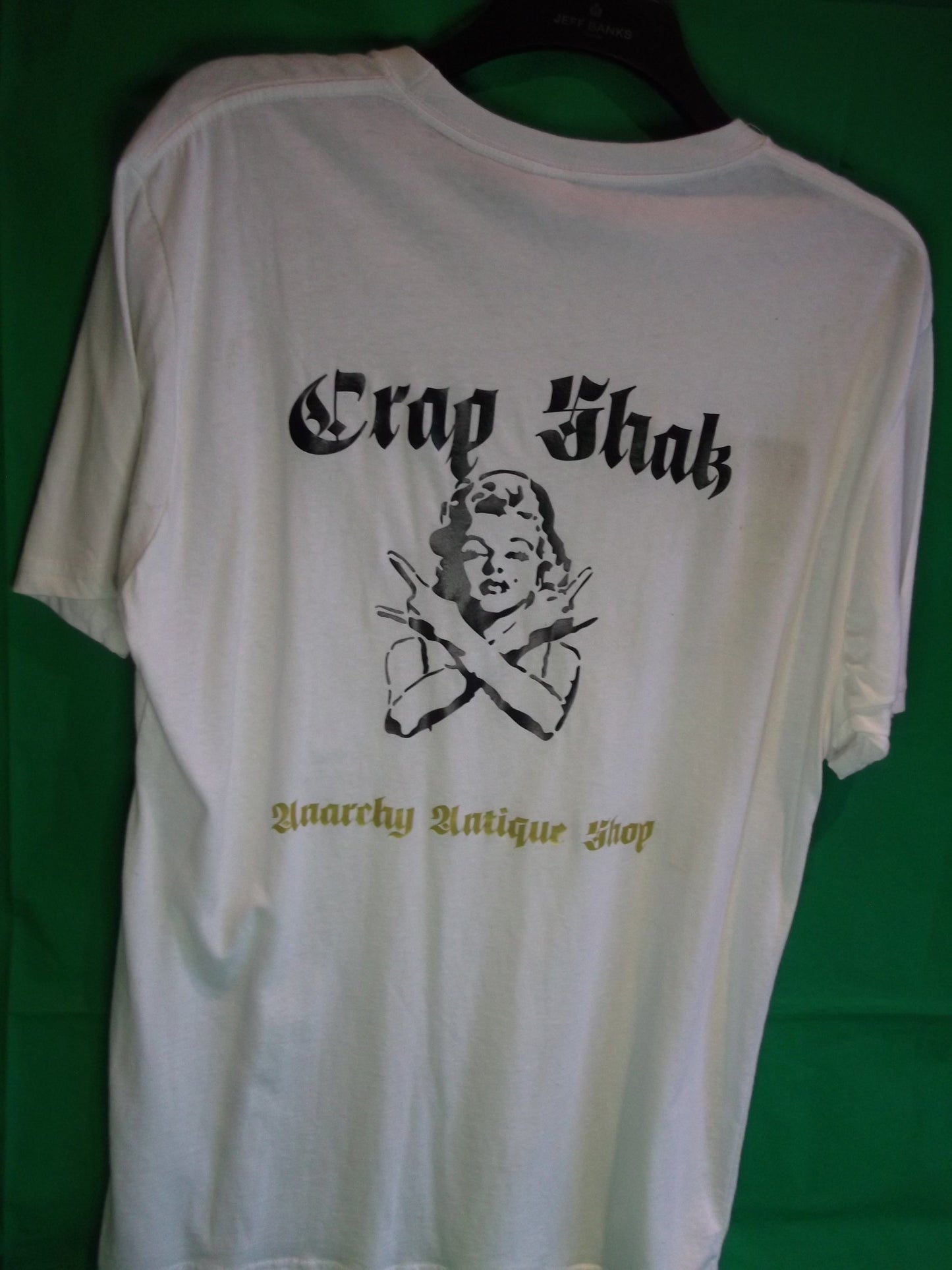 Crap Shak Custom white top Anarchy Antiques Shop