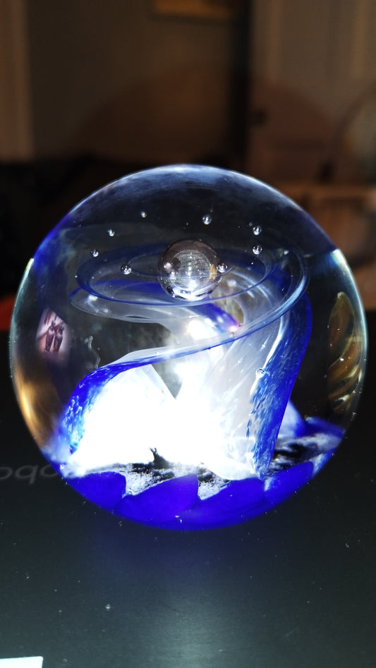 Selkirk glass paperweight